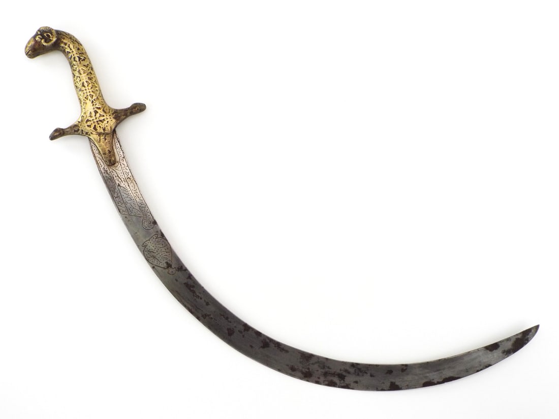 Good Antique Ottoman Balkan SHAMSHIR with Islamic Motifs (1 of 16)