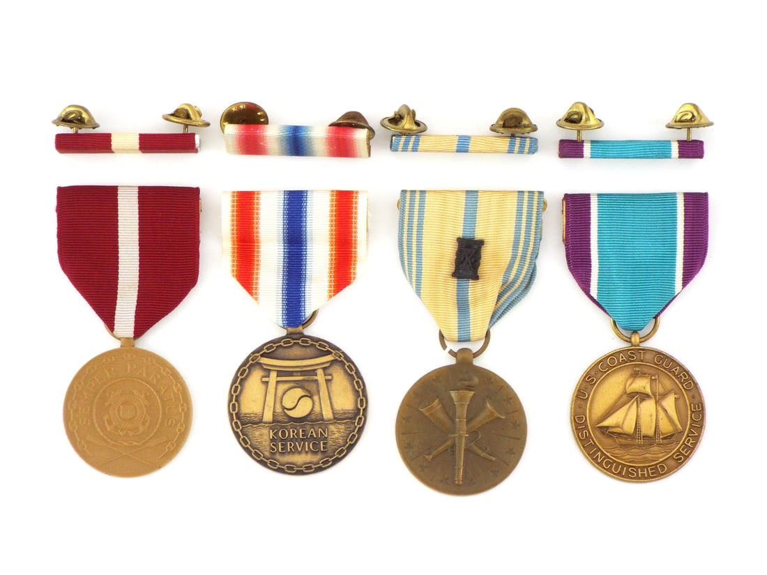 Excellent US Coast Guard Korean Conflict Suite of Medals (1 of 6)