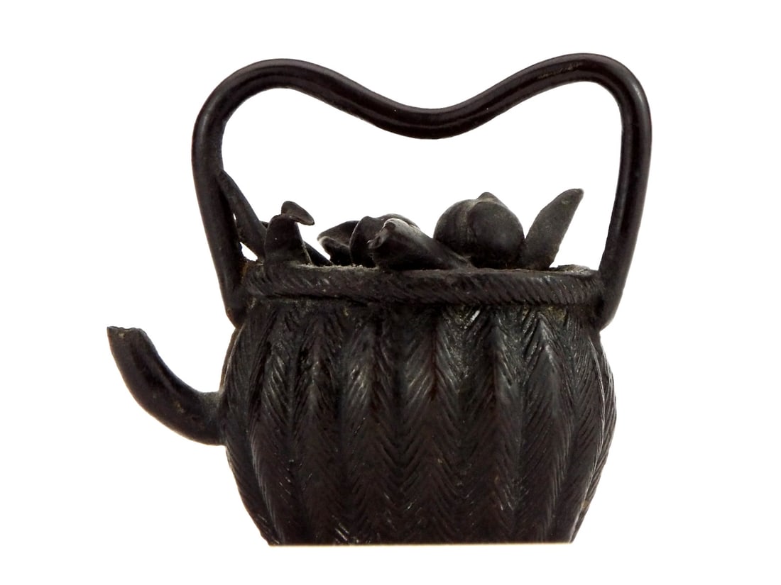 Antique Chinese Bronze Teapot (1 of 10)