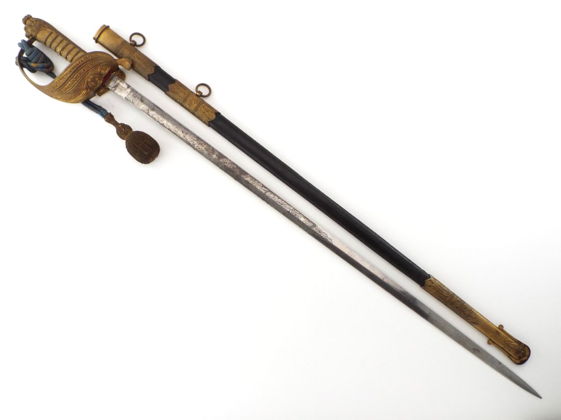 Seldom Encountered German WWI era Naval Officers Sword made for Export (1 of 20)