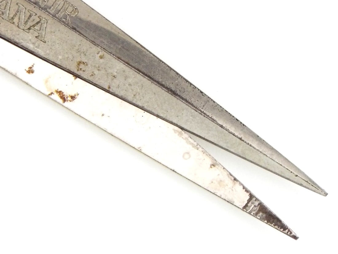 German made Prostitute Push Dagger Scissors - 12