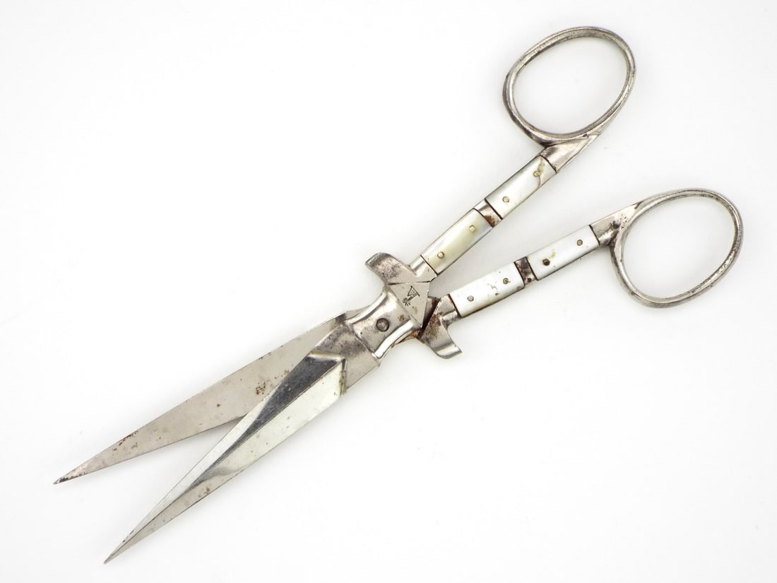 German made Prostitute Push Dagger Scissors - 7