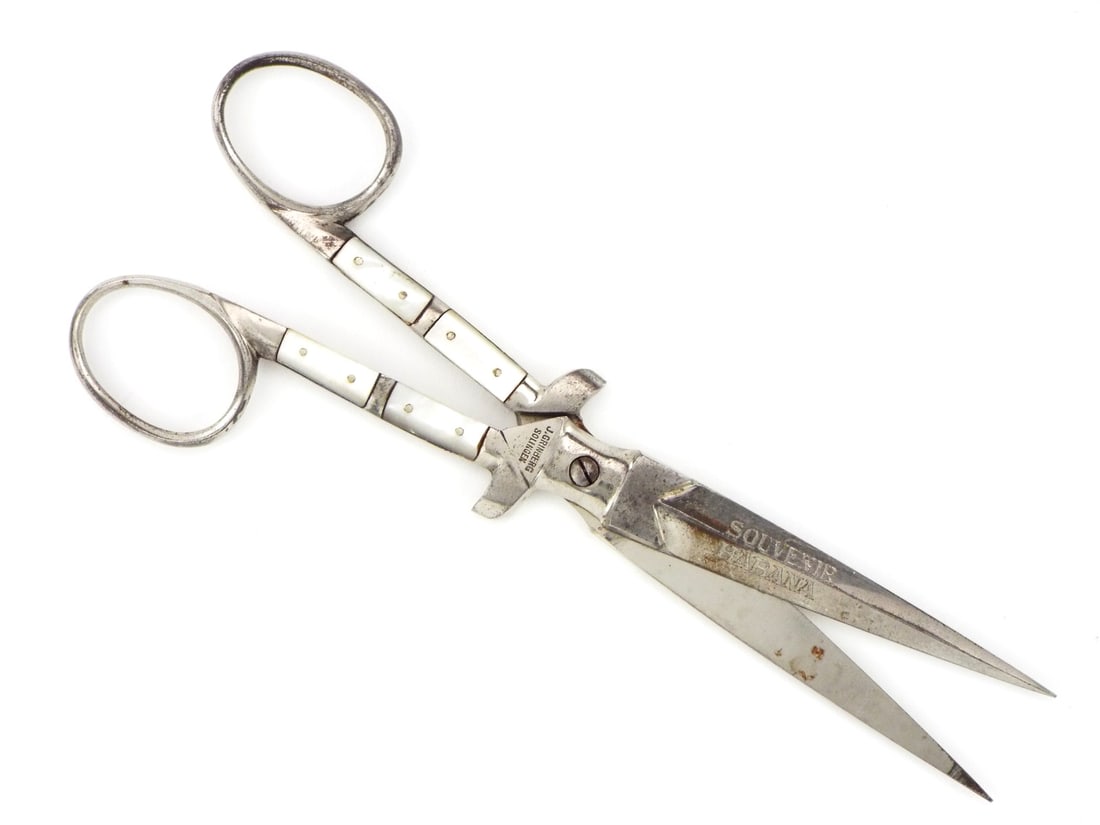 German made Prostitute Push Dagger Scissors - 8