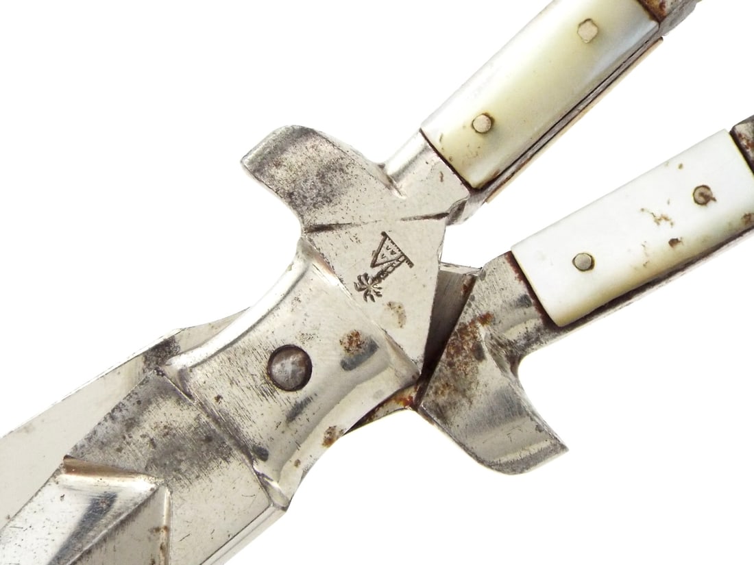 German made Prostitute Push Dagger Scissors - 9