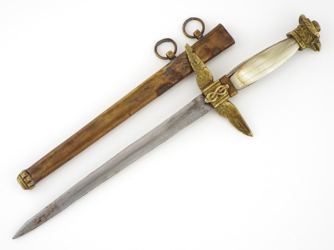 Italian WWI-WWII Naval Officer Dirk - 4