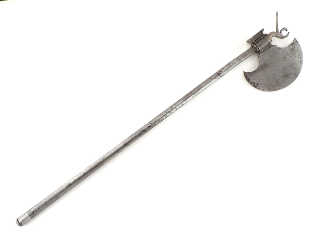 Antique Indian Forged Steel Tabar Axe (1 of 8)