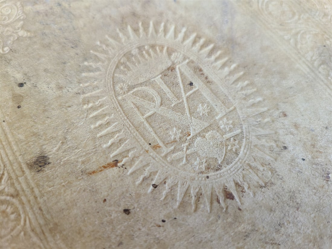 1753 - 1756 2 VOLUMES PIGSKIN BOUND FOLIOS w/ CLASPS antique SERMONS by SEEAUER - 5