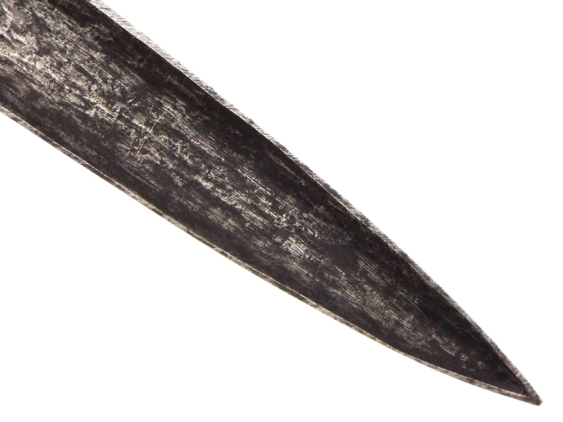 Ornate 18th C. Persian PIERCED STEEL STILETTO SCISSORS - 12