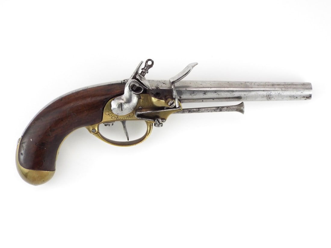 Substantial St. Etienne French Revolutionary Flintlock Pistol (1 of 20)