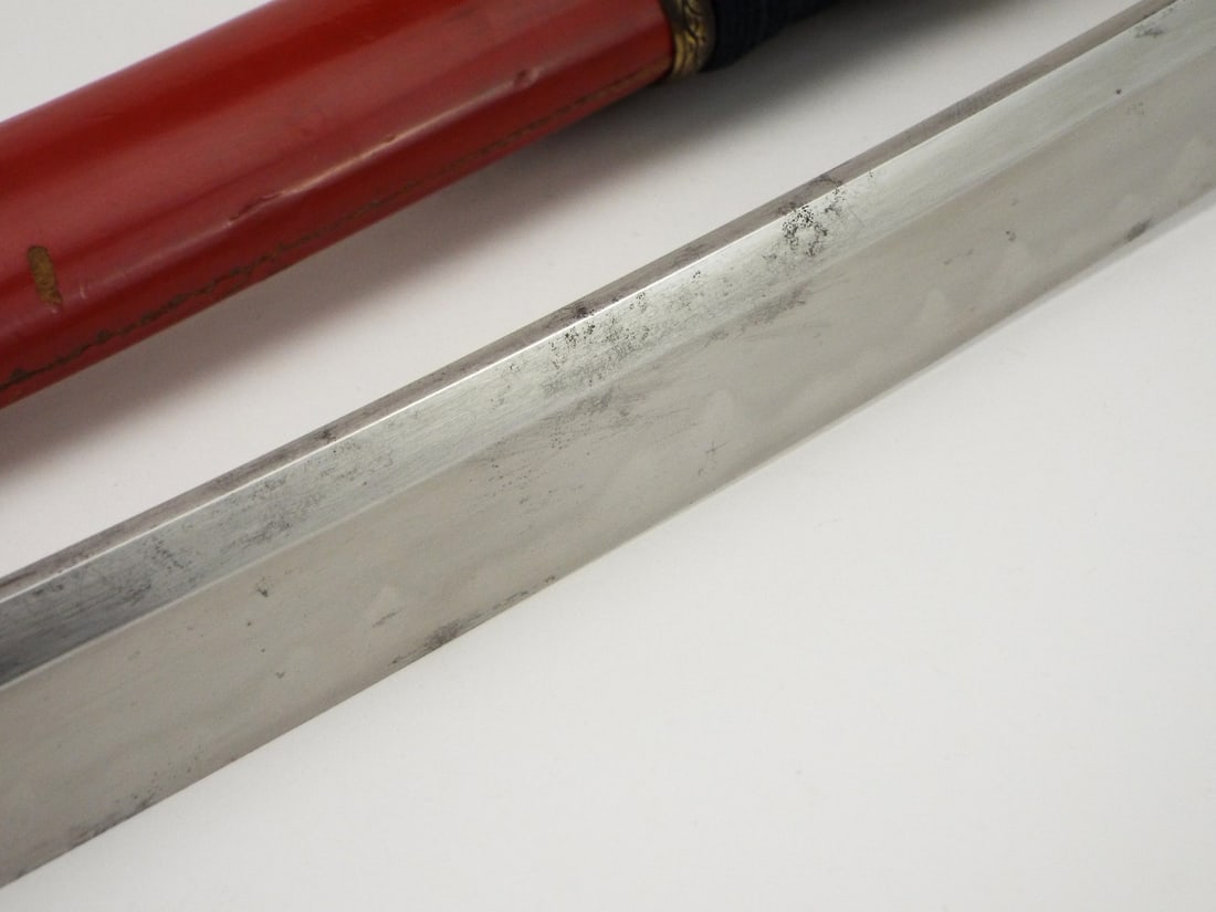 Edo Period Signed Samurai Sword in Full Tachi Mounts Signed - 10