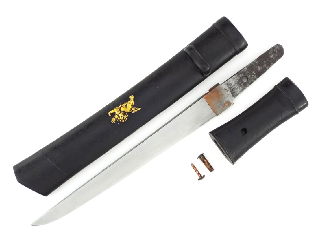 Japanese EDO Samurai Sukeno Signed Aikuchi Tanto (1 of 20)