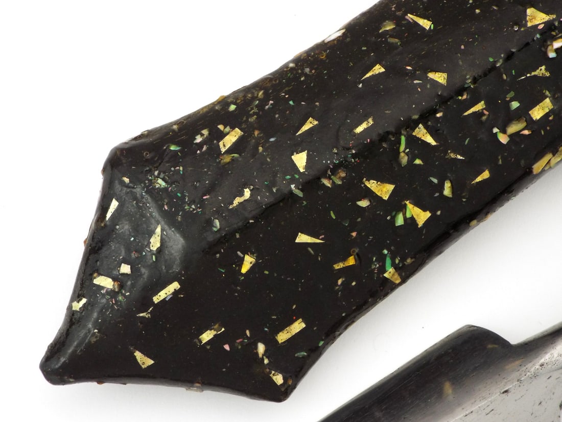 MASSIVE Japanese Samurai KOTO YARI Spear Head Signed SHIZU SABURO KANEUJI - 17