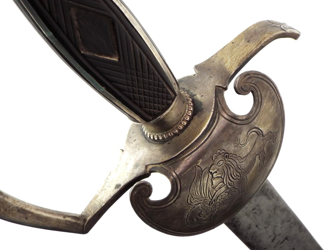 American Rev War era Silver Hilted Hi Ranking Cavalry Officers Sword. - 16