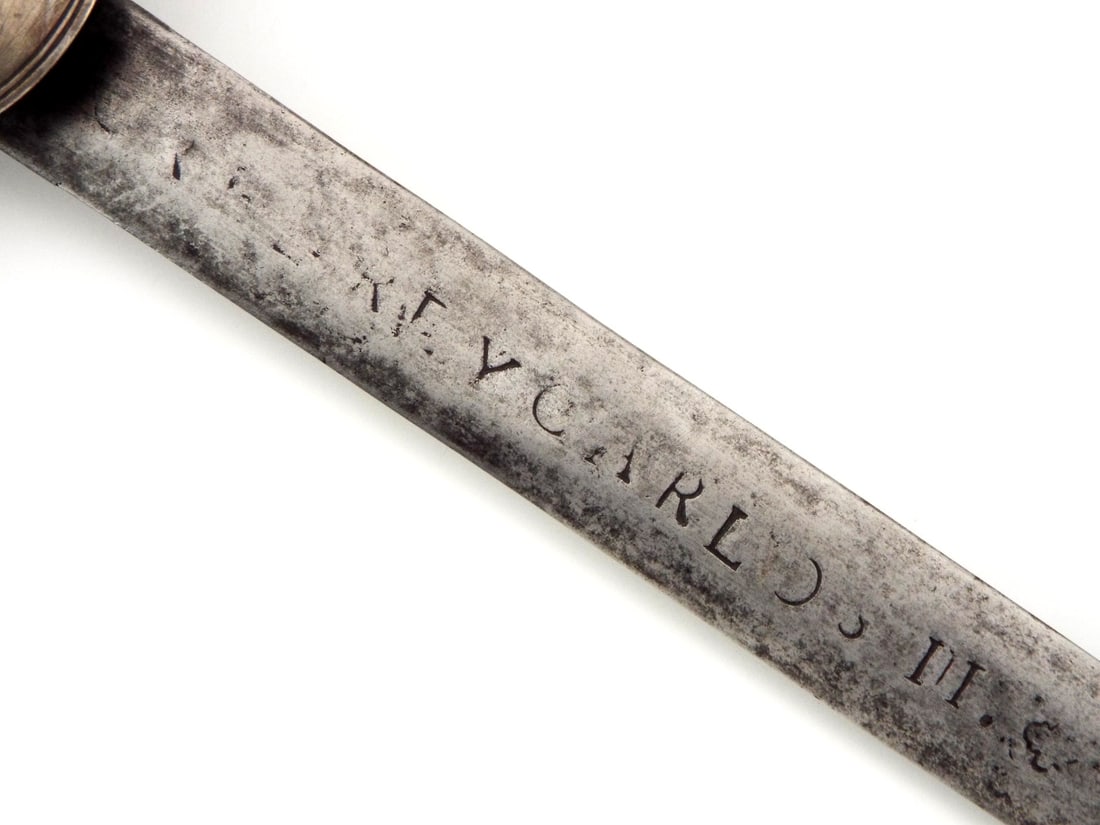 American Rev War era Silver Hilted Hi Ranking Cavalry Officers Sword. - 5