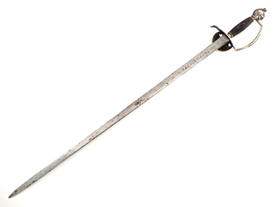 American Rev War era Silver Hilted Hi Ranking Cavalry Officers Sword. - 8