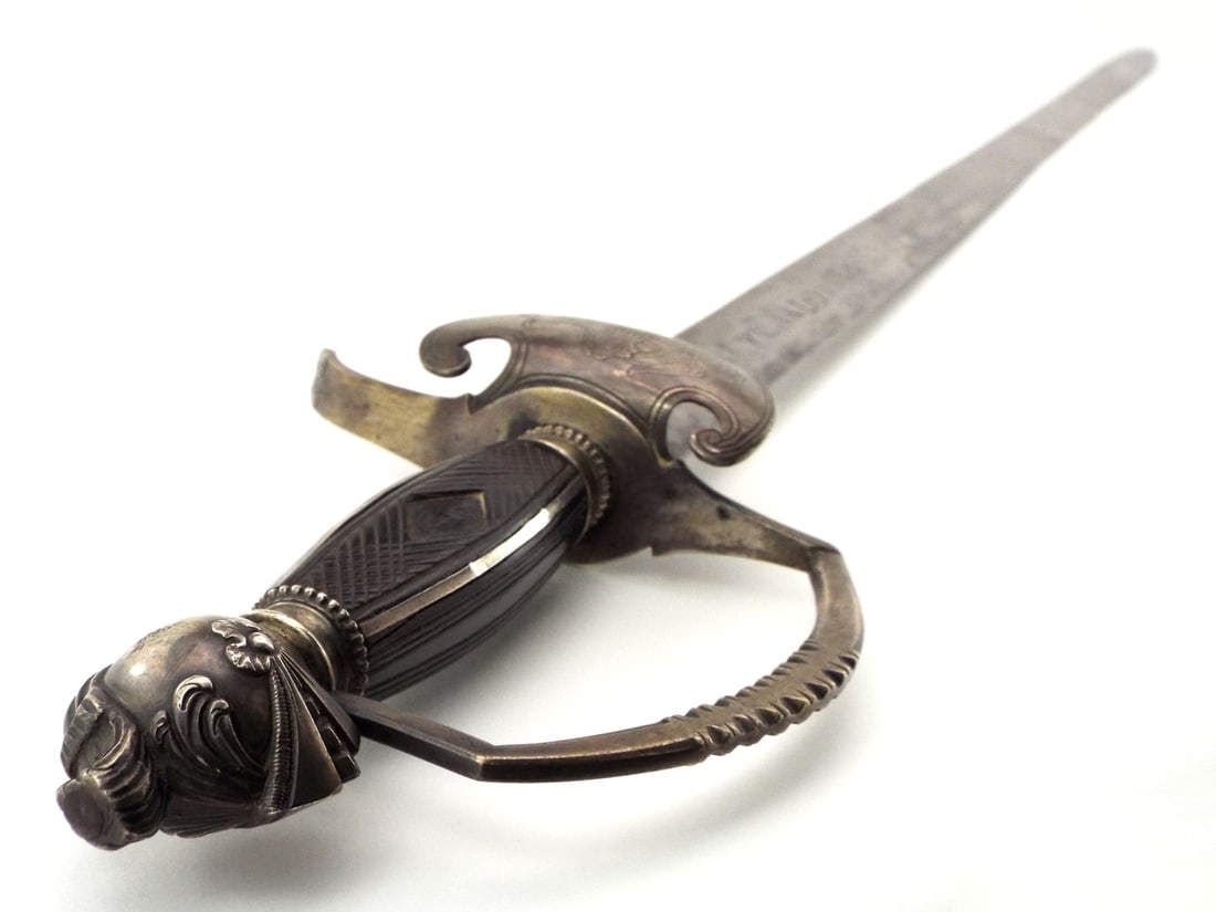 American Rev War era Silver Hilted Hi Ranking Cavalry Officers Sword. - 9