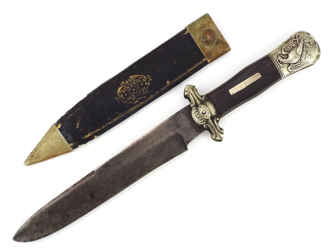 Pre Civil War Era Sheffield Bowie KNIFE Made For the Southern US Market (1 of 16)