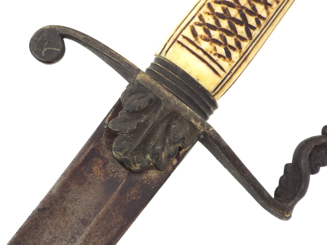 War of 1812 US EAGLE HEAD OFFICER’S SWORD Gilt Etching - 10