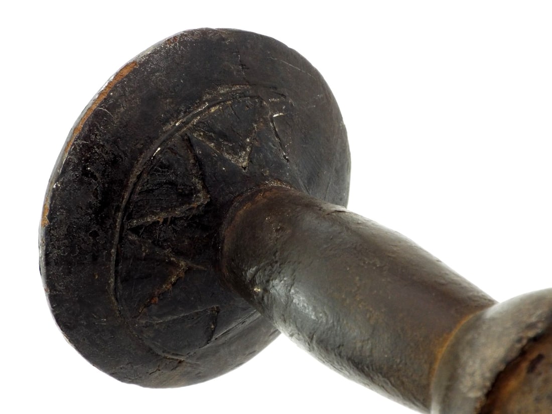 Impressive 19th C. Congolese KUBA ILWOON WAR SWORD - 7