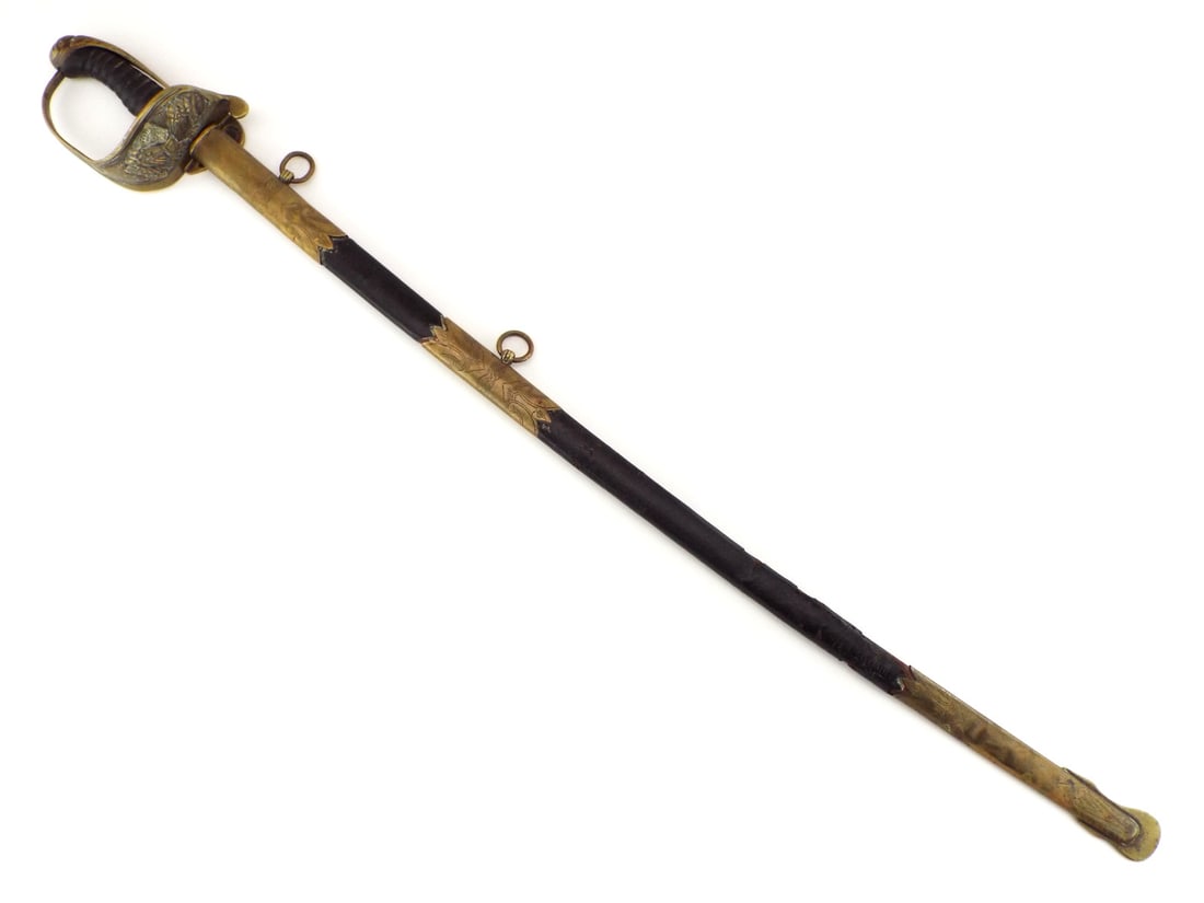 Unusual 19th C. Islamic Ottoman Officer Sword RARE Armenian Maker (1 of 20)