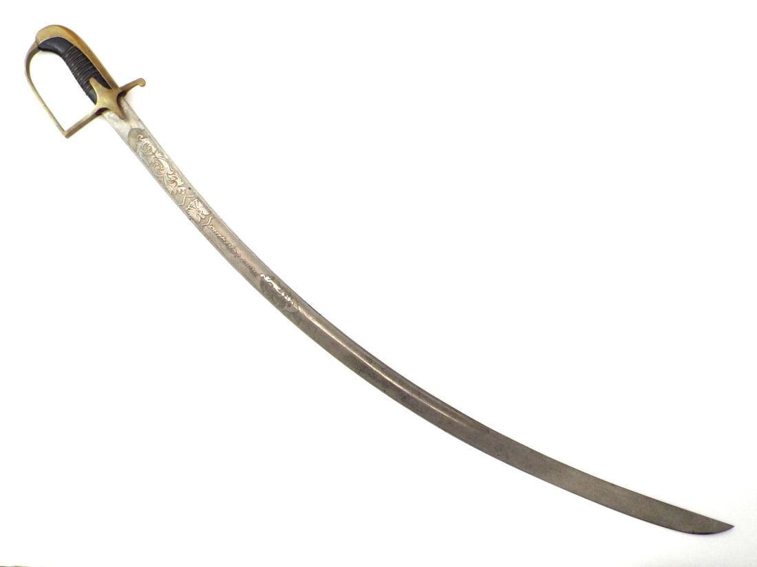 Polish WWII High Ranking Officer Sword BOROWSKI WARSZAWA Engraved Blade (1 of 20)