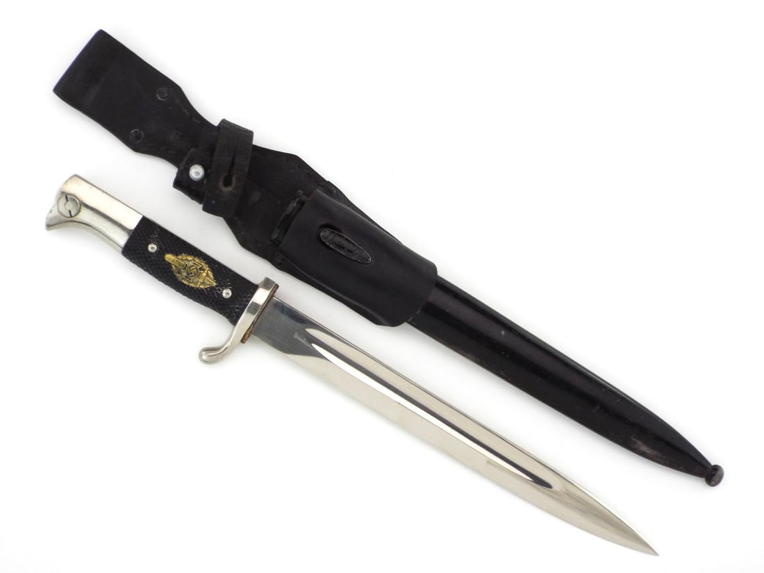 German WWII Dress Bayonet By ALCOSO SOLINGEN NSKOV Grip Insignia (1 of 17)