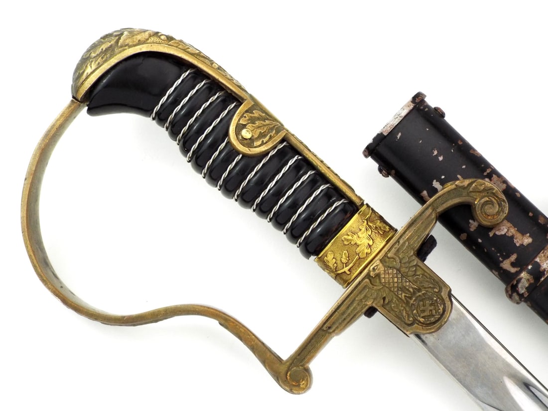 German WWII HEER Officer Sword E. PACK & SOHNE SOLINGEN (1 of 14)