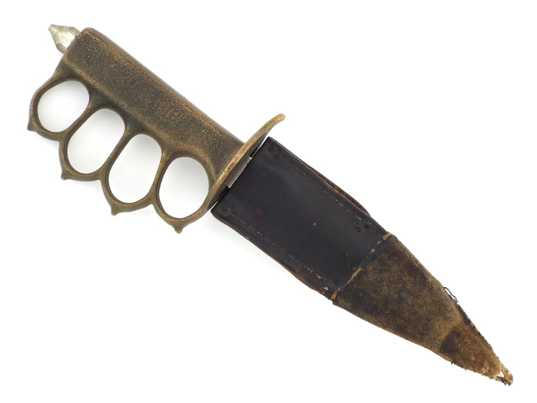 US Model 1918 Mark I Trench Knife Brass Knuckle Hilt (1 of 15)