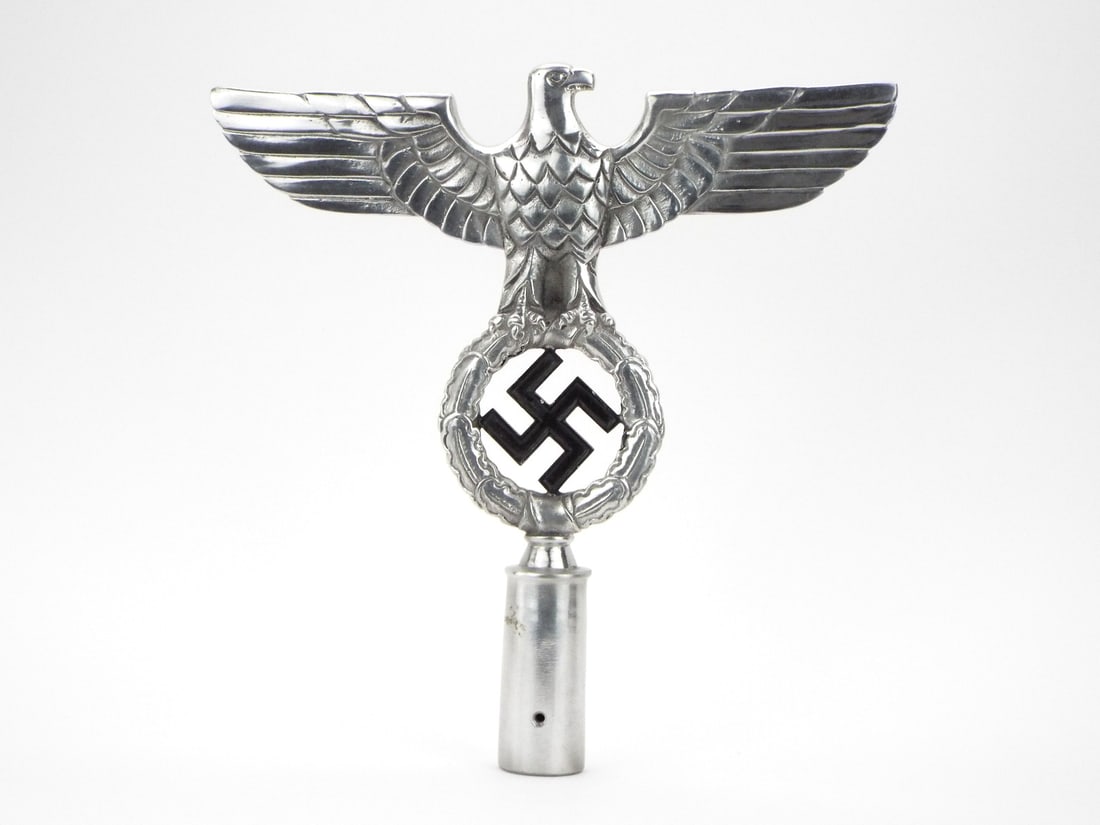 German WWII NSDAP Flag Pole Finial Topper. (1 of 16)