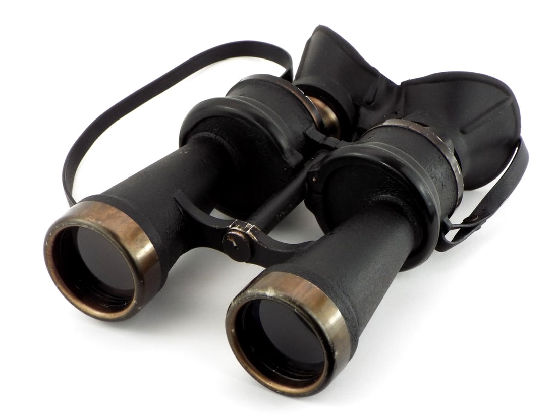 Very Good German WWII 7x50 beh KRIEGSMARINE Naval Binoculars (1 of 20)