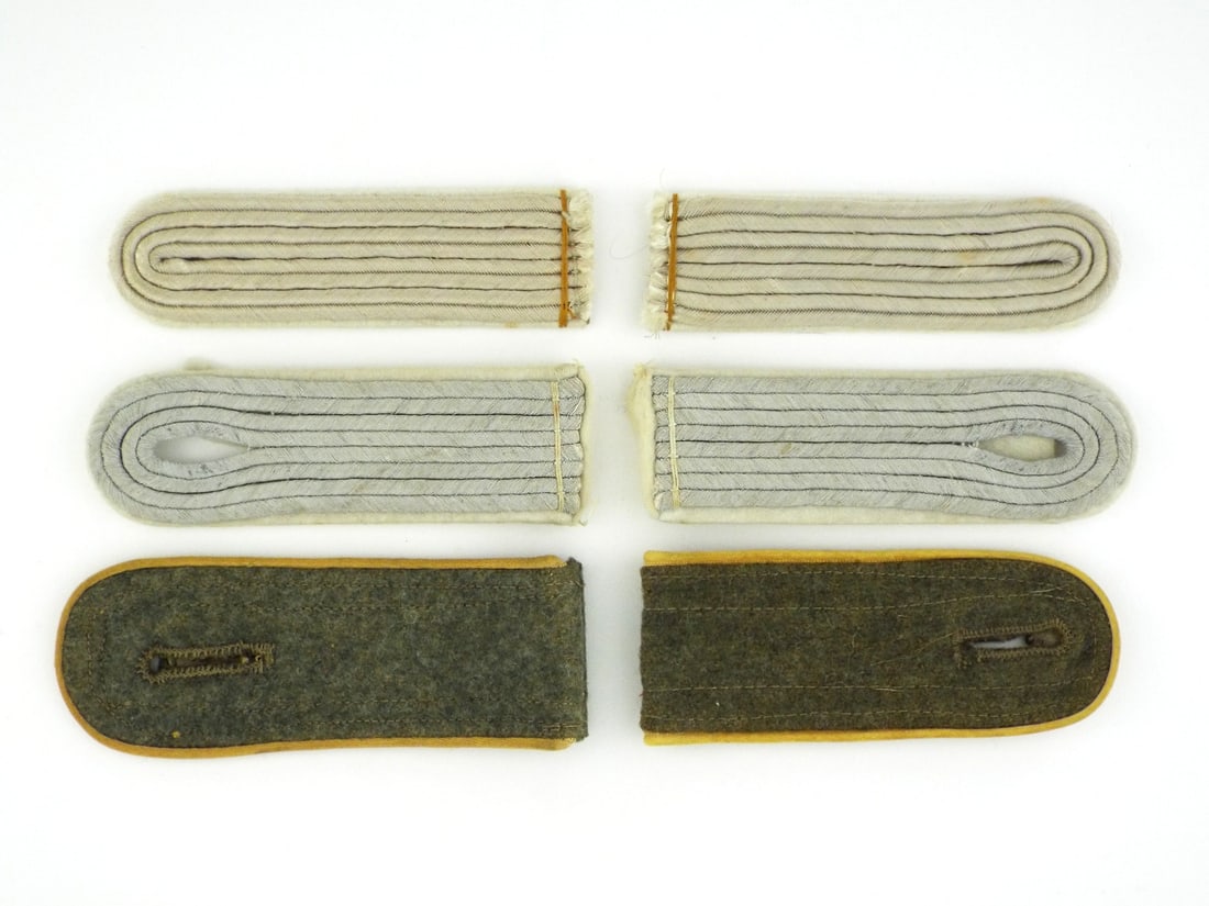 German WWII Wehrmacht Army OFFICER & NCO SHOULDER BOARDS (1 of 8)