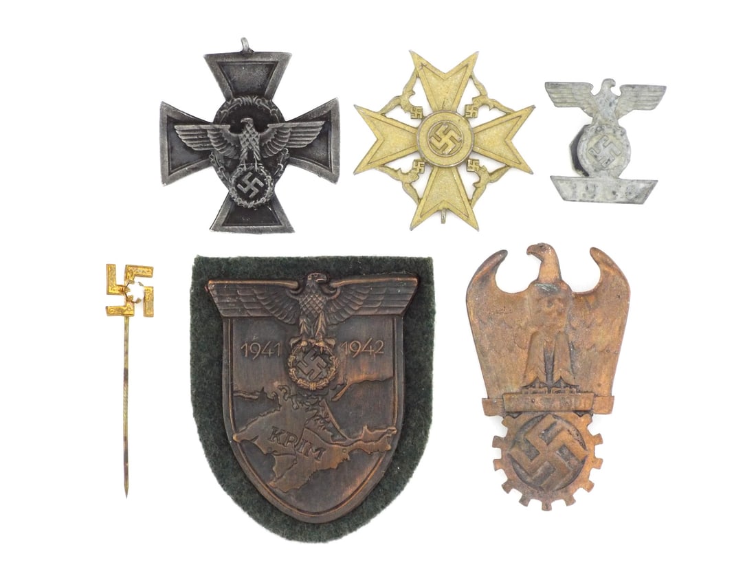 Lot of German Medals and Badges: Lot of German Medals and Badges