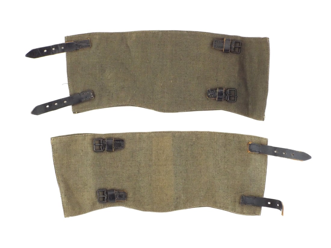 Pristine German WWII WAFFEN SS GAITERS (1 of 8)