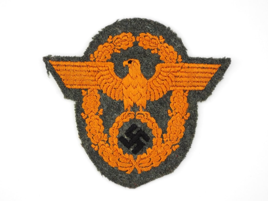 German WWII Rural Police CAP BADGE (1 of 6)