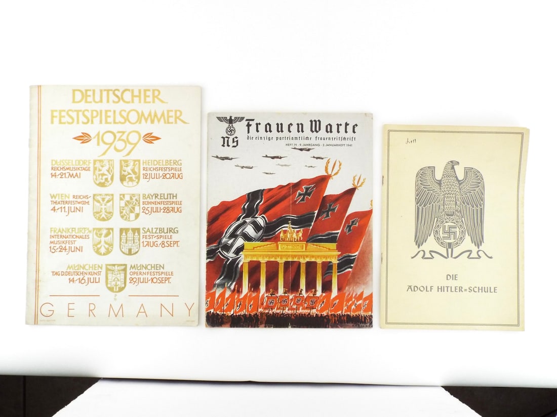 Trio of German WWII PROPAGANDA BOOKLETS (1 of 8)