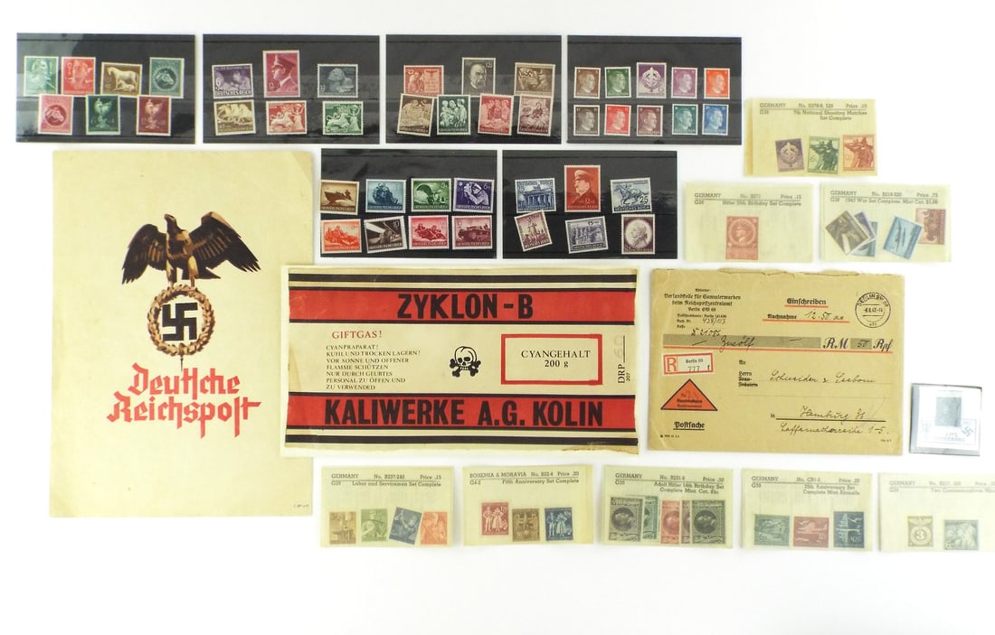 Grouping of German WWII STAMP COLLECTION & POSTAL EPHEMERA (1 of 6)