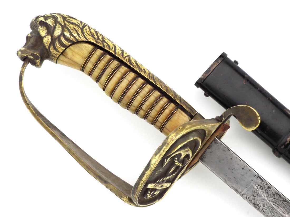 Ottoman WWI NAVY Officer Sword Very Fine Grip (1 of 20)