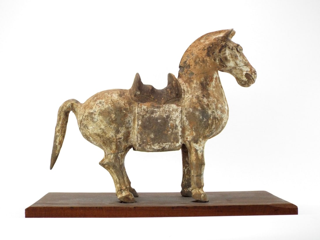 Chinese Han Dynasty Style POTTERY TOMB HORSE (1 of 12)
