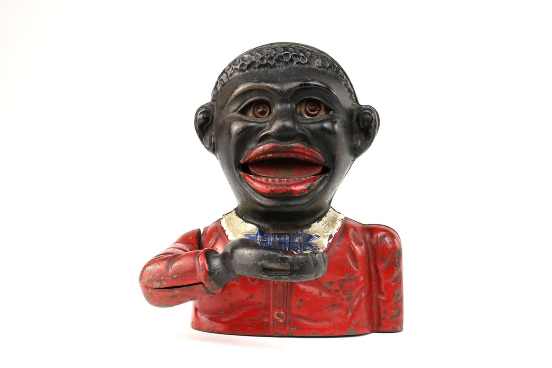 Black Americana Little Joe Bank by JOHN HARPER LTD Cast Iron Enamel (1 of 12)