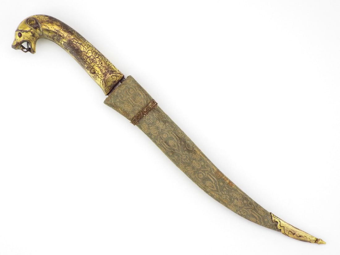 Stunning late 18th century Indian khanjar dagger possibly affiliated with Mysore Armoury (1 of 11)