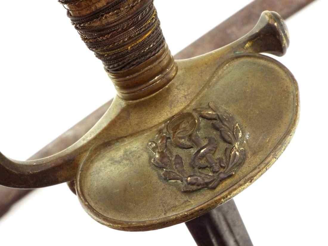 A Good 19th C. French MEDICAL OFFICER SWORD Rod of Asclepius. (1 of 10)