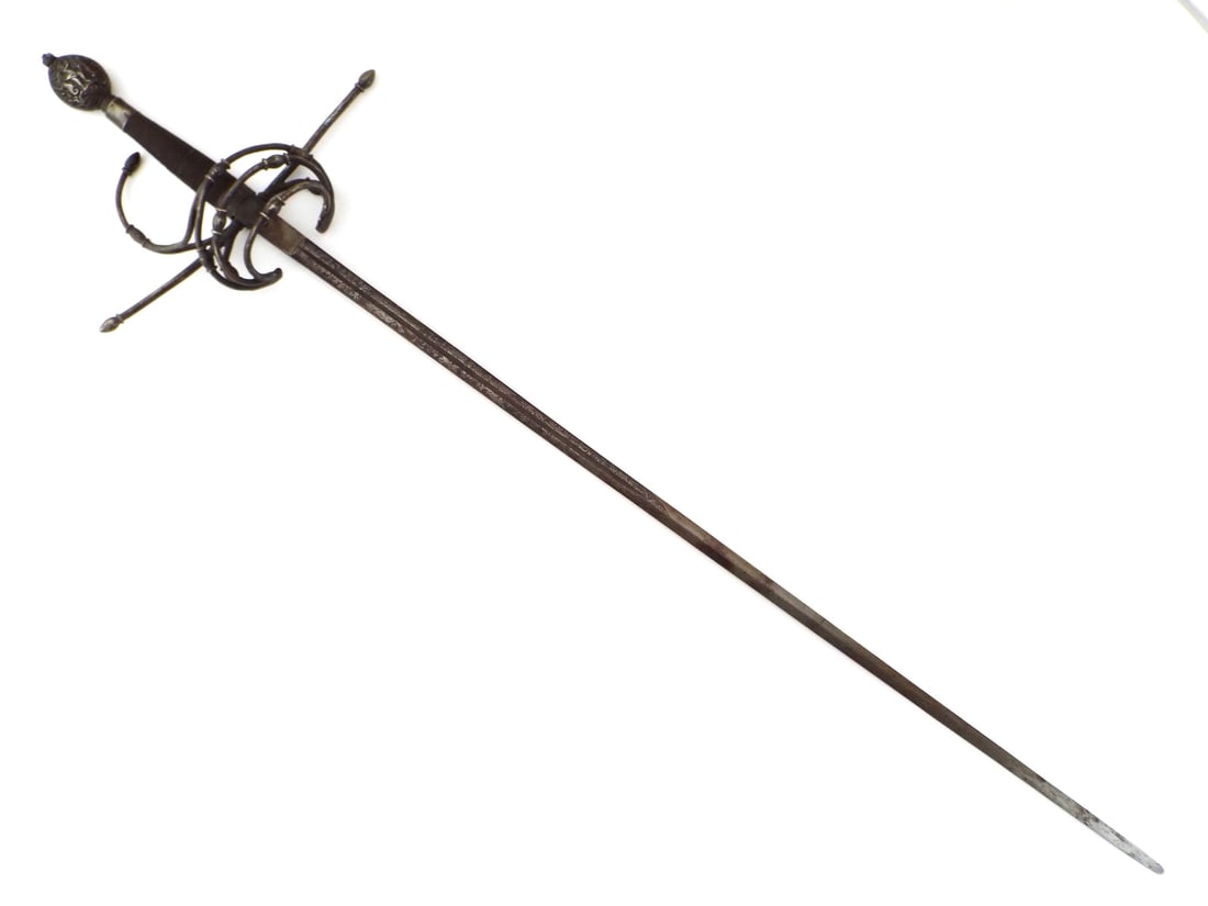German Victorian or Later in Style of 17th C. SWEPT HILT RAPIER (1 of 20)