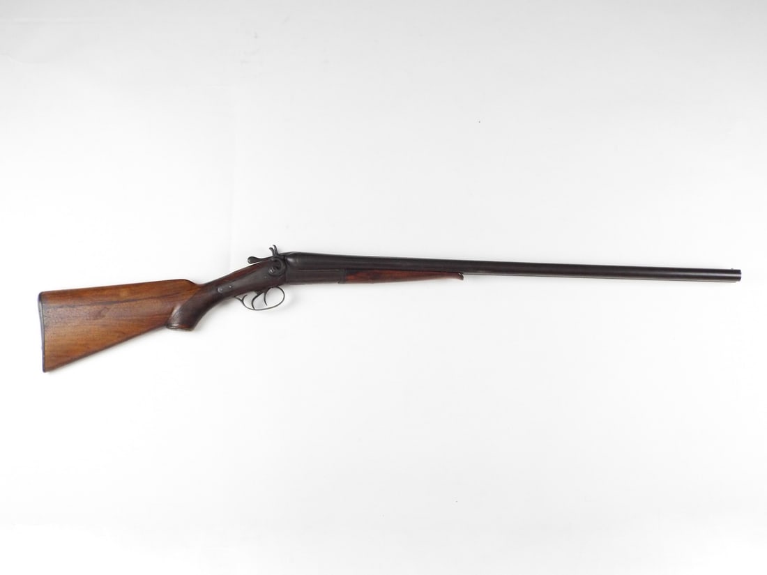 Belgian 19th C. MEARS ARMS CO. DOUBLE BARREL SHOTGUN Twisted Steel (1 of 6)
