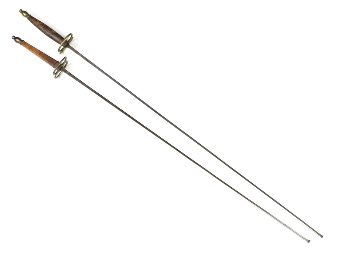 German 19th C. W. CLAUBERG SOLINGEN Practice Swords (1 of 6)