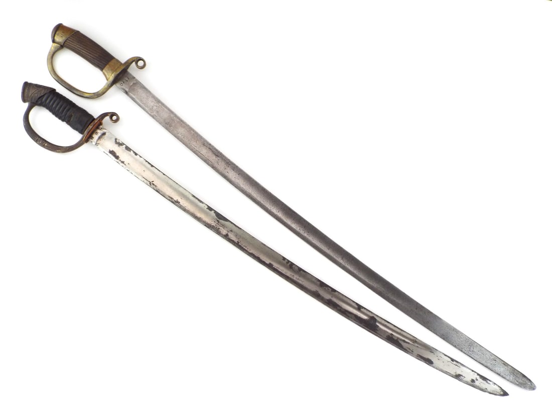 Pair of Imperial Russian Dragoon Swords with ZLATOUST FACTORY Stamps (1 of 11)