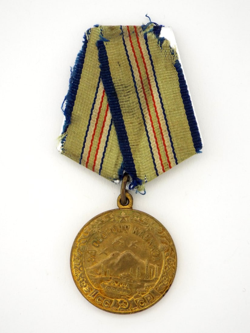 Soviet Union WWII Medal For the Defence of the Caucasus (1 of 6)