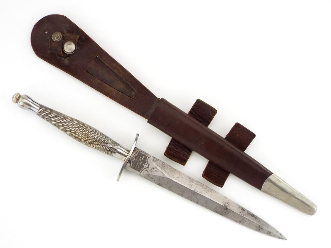 Rare and unusual British WW2 1st pattern Fairbairn Sykes fighting knife (1 of 18)