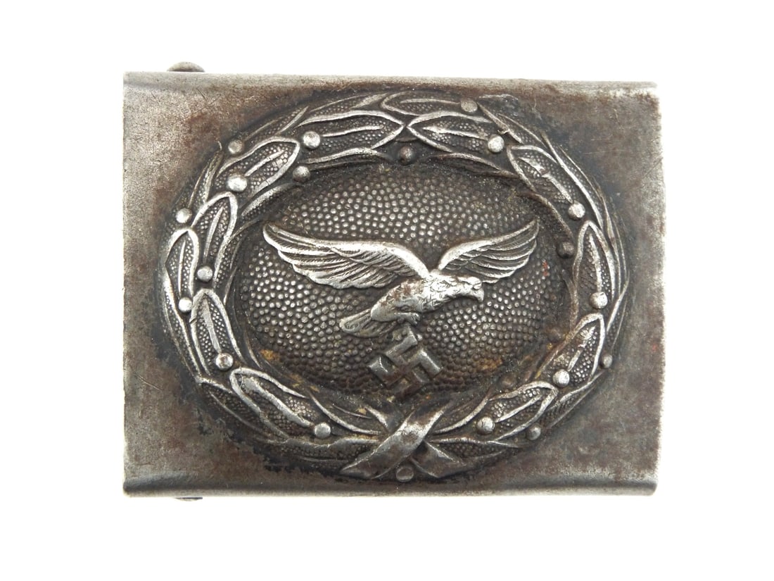 German WWII LUFTWAFFE NCO BUCKLE Steel Construction (1 of 5)