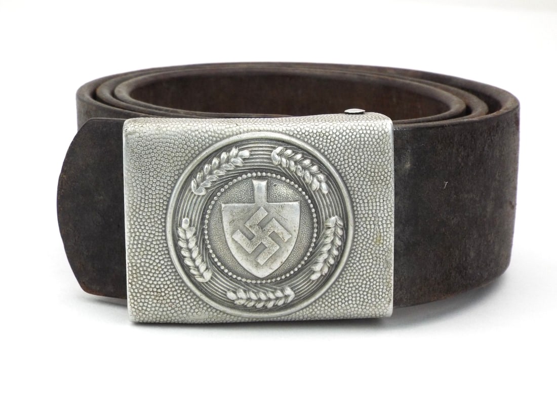 German WWII RAD Belt By BERG & NOLTE with Aluminum Buckle (1 of 14)