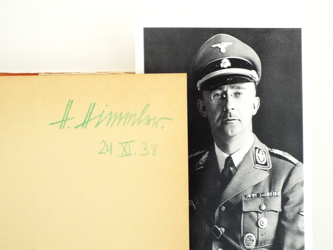 German WWII Propaganda Book Hand Signed by HEINRICH HIMMLER - Unauthenticated (1 of 10)